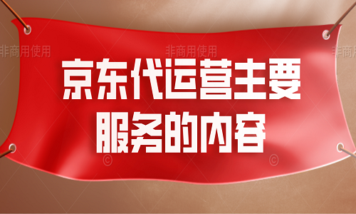 京東代運(yùn)營(yíng)主要服務(wù)的內(nèi)容